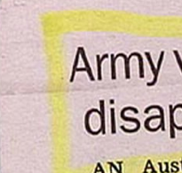 Camouflaged Army Vehicle Disappears